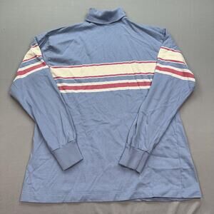 VTG Lands End Shirt Womens Medium Striped Pullover Made in USA 90s
